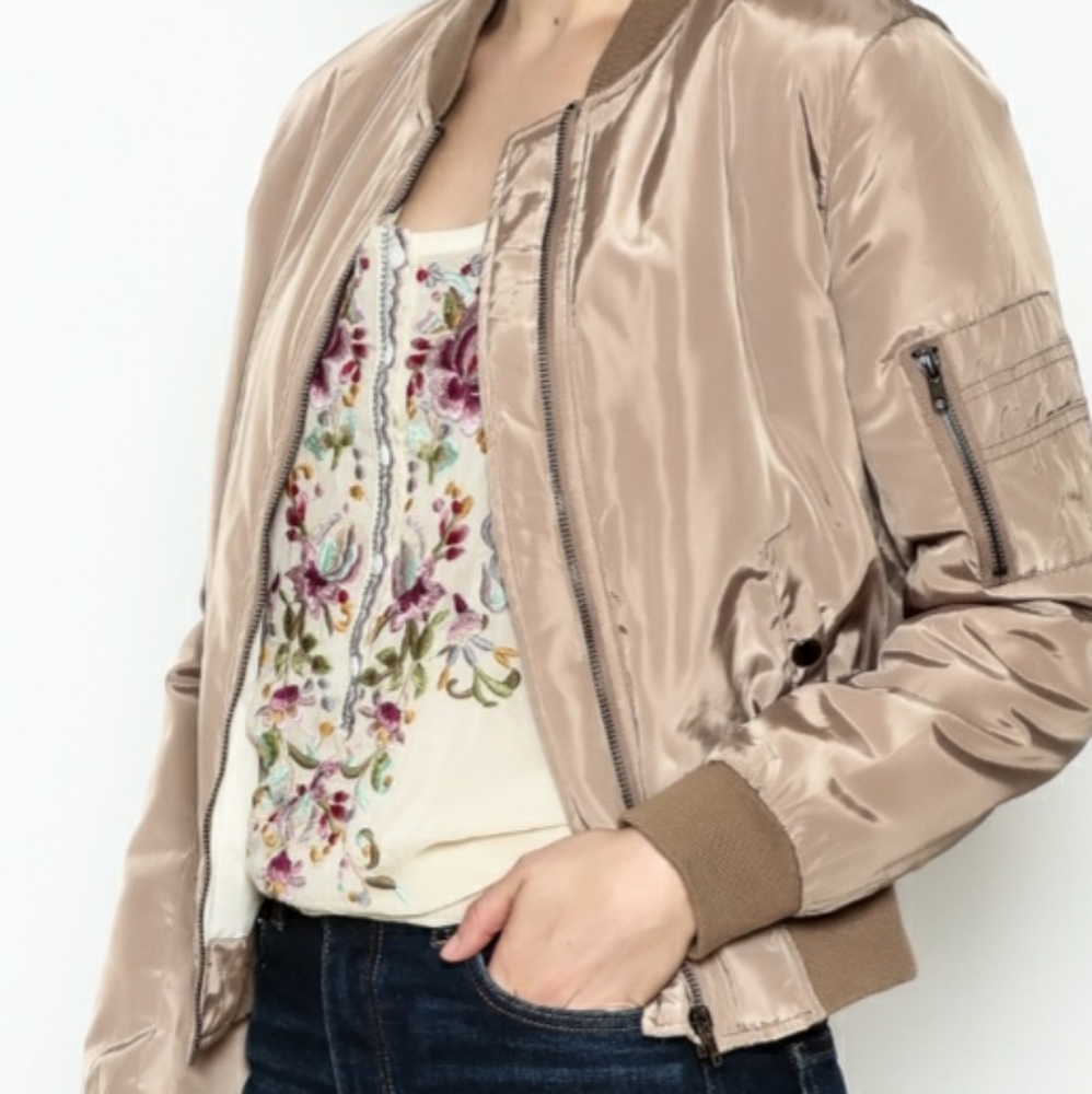 Tea n Rose Bomber Jacket